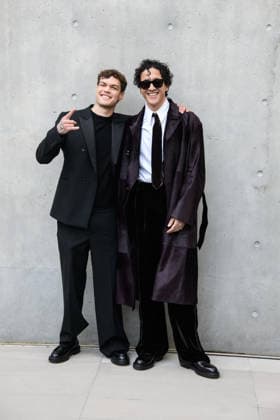 Milano Fashion Week - Women F W 26-27 Emporio Armani Men and Women Fashion Show Celebrities Milan, Italy Blanco;Tananai Milano Fashion Week - Women F W 26-27 Emporio Armani Men and Women Fashion Show Celebrities Milan, Italy 26th February 2026 SGPItalia id 134511_001 * Not Exclusive  Copyright: xLorenzoxBaroncelli SGPx