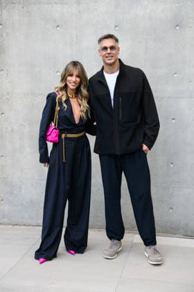 Milano Fashion Week - Women F W 26-27 Emporio Armani Men and Women Fashion Show Celebrities Milan, Italy Athina Oikonomakou;Bruno Cerella Milano Fashion Week - Women F W 26-27 Emporio Armani Men and Women Fashion Show Celebrities Milan, Italy 26th February 2026 SGPItalia id 134511_001 * Not Exclusive  Copyright: xLorenzoxBaroncelli SGPx