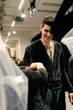 Milano Fashion Week - Women F W 26-27 Emporio Armani Men and Women Fashion Show Backstage Milan, Italy Milano Fashion Week - Women F W 26-27 Emporio Armani Men and Women Fashion Show Backstage Milan, Italy 26th February 2026 SGPItalia id 134511_004 * Not Exclusive  Copyright: xx