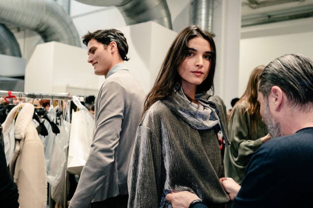 Milano Fashion Week - Women F W 26-27 Emporio Armani Men and Women Fashion Show Backstage Milan, Italy Milano Fashion Week - Women F W 26-27 Emporio Armani Men and Women Fashion Show Backstage Milan, Italy 26th February 2026 SGPItalia id 134511_004 * Not Exclusive  Copyright: xx