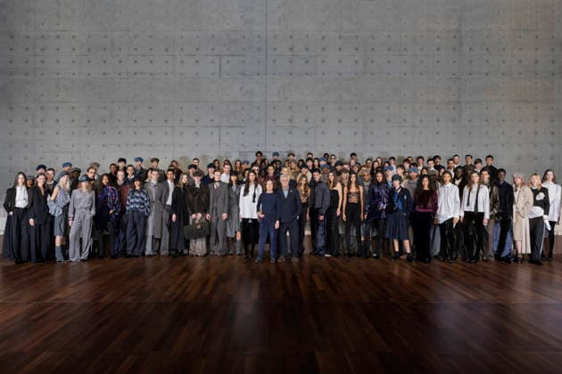 Milano Fashion Week - Women F W 26-27 Emporio Armani Men and Women Fashion Show Silvana Armani and Leo DellÕOrco with models Milan, Italy Silvana Amrani;Leo DellÕOrco Milano Fashion Week - Women F W 26-27 Emporio Armani Men and Women Fashion Show Silvana Armani and Leo DellÕOrco with models Milan, Italy 26th February 2026 SGPItalia id 134511_005 * Not Exclusive  Copyright: xStefanoxGuindani SGPx