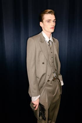 Milano Fashion Week - Women F W 26-27 Emporio Armani Men and Women Fashion Show Backstage Milan, Italy Milano Fashion Week - Women F W 26-27 Emporio Armani Men and Women Fashion Show Backstage Milan, Italy 26th February 2026 SGPItalia id 134511_004 * Not Exclusive  Copyright: xStefanoxGuindani SGPx