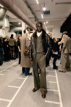 Milano Fashion Week - Women F W 26-27 Emporio Armani Men and Women Fashion Show Backstage Milan, Italy Milano Fashion Week - Women F W 26-27 Emporio Armani Men and Women Fashion Show Backstage Milan, Italy 26th February 2026 SGPItalia id 134511_004 * Not Exclusive  Copyright: xStefanoxGuindani SGPx