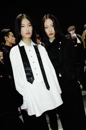 Milano Fashion Week - Women F W 26-27 Emporio Armani Men and Women Fashion Show Backstage Milan, Italy Milano Fashion Week - Women F W 26-27 Emporio Armani Men and Women Fashion Show Backstage Milan, Italy 26th February 2026 SGPItalia id 134511_004 * Not Exclusive  Copyright: xStefanoxGuindani SGPx