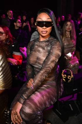 Milano Fashion Week - Women F W 26-27 Roberto Cavalli Fashion Show Front Row Milan, Italy Megan Thee Stallion Milano Fashion Week - Women F W 26-27 Roberto Cavalli Fashion Show Front Row Milan, Italy 26th February 2026 SGPItalia id 134540_001 * Not Exclusive  Copyright: xMAXxMONTINGELLI SGPx