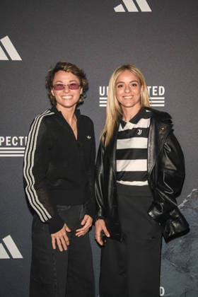 Milano Fashion Week - Women F W 26-27 Adidas Unexpected Photocall Milan, Italy Valentina Giacinti;Martina Rosucci Milano Fashion Week - Women F W 26-27 Adidas Unexpected Photocall Milan, Italy 26th February 2026 SGPItalia id 134542_001 * Not Exclusive  Copyright: xLorenzoxBaroncelli SGPx