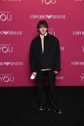Milano Fashion Week - Women F W 26-27 Photocall of Emporio Armani Power of You Party Perfume Presentation Milan, Italy Rkomi Milano Fashion Week - Women F W 26-27 Photocall of Emporio Armani Power of You Party Perfume Presentation Milan, Italy 26th February 2026 SGPItalia id 134543 * Not Exclusive  Copyright: xJohnnyxDallaxLibera SGPx