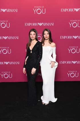 Milano Fashion Week - Women F W 26-27 Photocall of Emporio Armani Power of You Party Perfume Presentation Milan, Italy Giulia Albini;Martina Albini Milano Fashion Week - Women F W 26-27 Photocall of Emporio Armani Power of You Party Perfume Presentation Milan, Italy 26th February 2026 SGPItalia id 134543 * Not Exclusive  Copyright: xJohnnyxDallaxLibera SGPx