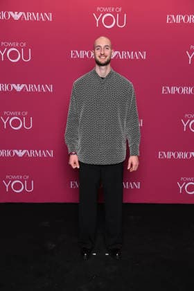 Milano Fashion Week - Women F W 26-27 Photocall of Emporio Armani Power of You Party Perfume Presentation Milan, Italy Amos Mosaner Milano Fashion Week - Women F W 26-27 Photocall of Emporio Armani Power of You Party Perfume Presentation Milan, Italy 26th February 2026 SGPItalia id 134543 * Not Exclusive  Copyright: xJohnnyxDallaxLibera SGPx