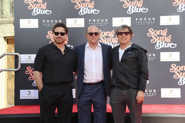February 26, 2026, Los Angeles, California, USA: EÃaÂdgar RamiÃaÂrez, John Davis, David O. Russell at a ceremony honoring producer John Davis with hand and foot prints at the TCL Chinese Theatre IMAX. Los Angeles USA - ZUMAg107 20260226_zep_g107_007 Copyright: xNinaxPrommerx