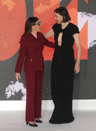 The Bride UK premiere London, UK. Osnat Handelsman-Keren and Maggie Gyllenhaal at The Bride UK premiere. Leicester Square. 26th February 2026. LMK11-S270226-001 Steve Bealing Landmark Media 