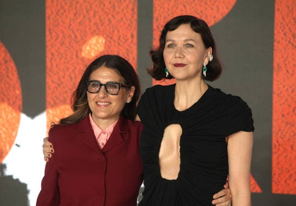 The Bride UK premiere London, UK. Osnat Handelsman-Keren and Maggie Gyllenhaal at The Bride UK premiere. Leicester Square. 26th February 2026. LMK11-S270226-001 Steve Bealing Landmark Media 