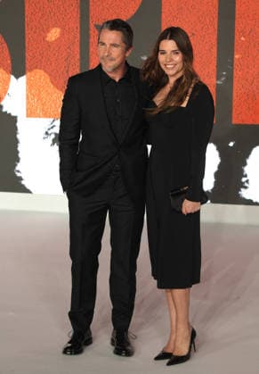 The Bride UK premiere London, UK. Christian Bale and Sibi Blai at The Bride UK premiere. Leicester Square. 26th February 2026. LMK11-S270226-001 Steve Bealing Landmark Media 