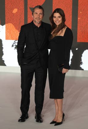 The Bride UK premiere London, UK. Christian Bale and Sibi Blai at The Bride UK premiere. Leicester Square. 26th February 2026. LMK11-S270226-001 Steve Bealing Landmark Media 