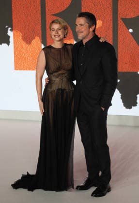 The Bride UK premiere London, UK. Jessie Buckley and Christian Bale at The Bride UK premiere. Leicester Square. 26th February 2026. LMK11-S270226-001 Steve Bealing Landmark Media 