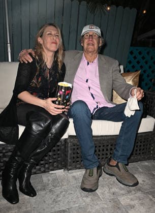 FORT LAUDERDALE FL - FEBRUARY 26: Cydney Cathalene Chase and Chevy Chase at The I m Chevy Chase and You re Not Premiere during The 40th annual Fort Lauderdale International Film Festival at Savor Cinema on February 26, 2026 in Fort Lauderdale, Florida. Copyright: xmpi04x