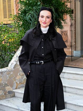 Sanremo, 76th Italian Song Festival - Day 4 - Arrivals at Villa Nobel - Pictured: Arisa  Copyright: xSimonexComix xipa-agency.netx xPoolxSanremox02x IPA_Agency_IPA72098360