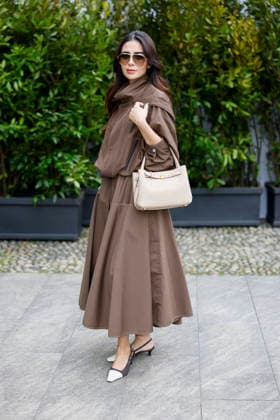 Tod’s - Photocall - Milan Fashion Week - Womenswear Fall Winter 2026 2027 MILAN, ITALY - FEBRUARY 27: Deema Al Asadi poses before the runway of Tod’s show during the Milan Fashion Week - Womenswear Fall Winter 2026 2027 on February 27, 2026 in Milan, Italy. Photo by Marco Piovanotto Abacapress.com  Copyright: xPiovanottoxMarco ABACAx