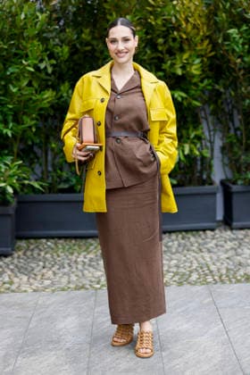 Tod’s - Photocall - Milan Fashion Week - Womenswear Fall Winter 2026 2027 MILAN, ITALY - FEBRUARY 27: Beatrice Valli poses before the runway of Tod’s show during the Milan Fashion Week - Womenswear Fall Winter 2026 2027 on February 27, 2026 in Milan, Italy. Photo by Marco Piovanotto Abacapress.com  Copyright: xPiovanottoxMarco ABACAx