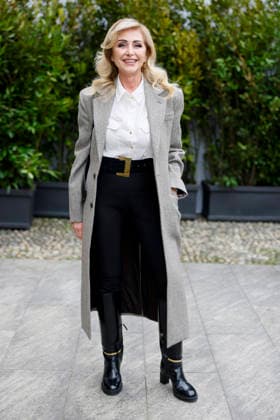 Tod’s - Photocall - Milan Fashion Week - Womenswear Fall Winter 2026 2027 MILAN, ITALY - FEBRUARY 27: Marina Di Guardo poses before the runway of Tod’s show during the Milan Fashion Week - Womenswear Fall Winter 2026 2027 on February 27, 2026 in Milan, Italy. Photo by Marco Piovanotto Abacapress.com  Copyright: xPiovanottoxMarco ABACAx