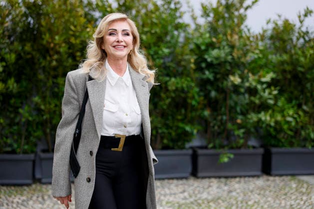 Tod’s - Photocall - Milan Fashion Week - Womenswear Fall Winter 2026 2027 MILAN, ITALY - FEBRUARY 27: Marina Di Guardo poses before the runway of Tod’s show during the Milan Fashion Week - Womenswear Fall Winter 2026 2027 on February 27, 2026 in Milan, Italy. Photo by Marco Piovanotto Abacapress.com  Copyright: xPiovanottoxMarco ABACAx