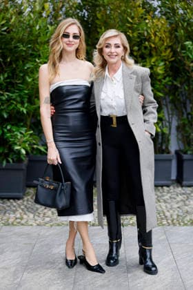 Tod’s - Photocall - Milan Fashion Week - Womenswear Fall Winter 2026 2027 MILAN, ITALY - FEBRUARY 27: Chiara Ferragni, Marina Di Guardo poses before the runway of Tod’s show during the Milan Fashion Week - Womenswear Fall Winter 2026 2027 on February 27, 2026 in Milan, Italy. Photo by Marco Piovanotto Abacapress.com  Copyright: xPiovanottoxMarco ABACAx