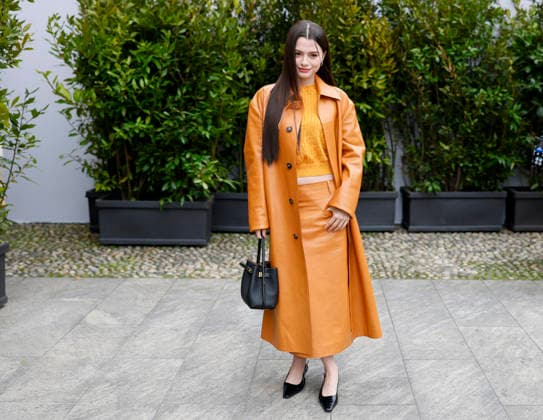 Tod’s - Photocall - Milan Fashion Week - Womenswear Fall Winter 2026 2027 MILAN, ITALY - FEBRUARY 27: Rebecca Patricia Armstrong poses before the runway of Tod’s show during the Milan Fashion Week - Womenswear Fall Winter 2026 2027 on February 27, 2026 in Milan, Italy. Photo by Marco Piovanotto Abacapress.com  Copyright: xPiovanottoxMarco ABACAx