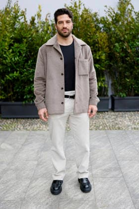 Tod’s - Photocall - Milan Fashion Week - Womenswear Fall Winter 2026 2027 MILAN, ITALY - FEBRUARY 27: Alvise Rigo poses before the runway of Tod’s show during the Milan Fashion Week - Womenswear Fall Winter 2026 2027 on February 27, 2026 in Milan, Italy. Photo by Marco Piovanotto Abacapress.com  Copyright: xPiovanottoxMarco ABACAx