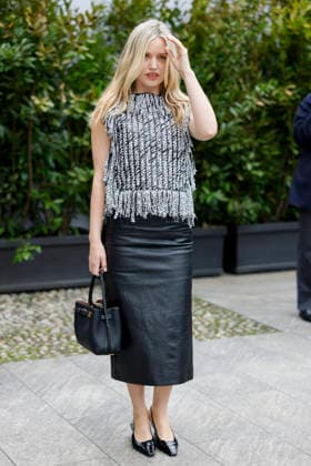 Tod’s - Photocall - Milan Fashion Week - Womenswear Fall Winter 2026 2027 MILAN, ITALY - FEBRUARY 27: Georgia May Jagger poses before the runway of Tod’s show during the Milan Fashion Week - Womenswear Fall Winter 2026 2027 on February 27, 2026 in Milan, Italy. Photo by Marco Piovanotto Abacapress.com  Copyright: xPiovanottoxMarco ABACAx