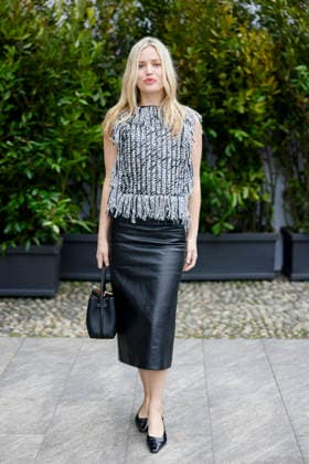 Tod’s - Photocall - Milan Fashion Week - Womenswear Fall Winter 2026 2027 MILAN, ITALY - FEBRUARY 27: Georgia May Jagger poses before the runway of Tod’s show during the Milan Fashion Week - Womenswear Fall Winter 2026 2027 on February 27, 2026 in Milan, Italy. Photo by Marco Piovanotto Abacapress.com  Copyright: xPiovanottoxMarco ABACAx