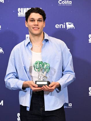 Sanremo, 76th Italian Song Festival. Photocall featuring Niccolò Filippucci, winner of the Sanremo Giovani award.  Copyright: xMaurizioxD Avanzox xipa-agency.netx xPoolxSanremox02x IPA_Agency_IPA72100238