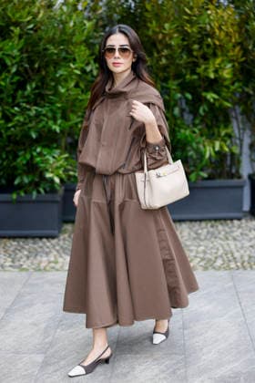 Tod’s - Photocall - Milan Fashion Week - Womenswear Fall Winter 2026 2027 MILAN, ITALY - FEBRUARY 27: Deema Al Asadi poses before the runway of Tod’s show during the Milan Fashion Week - Womenswear Fall Winter 2026 2027 on February 27, 2026 in Milan, Italy. Photo by Marco Piovanotto Abacapress.com  Copyright: xPiovanottoxMarco ABACAx