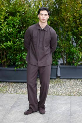 Tod’s - Photocall - Milan Fashion Week - Womenswear Fall Winter 2026 2027 MILAN, ITALY - FEBRUARY 27: guest poses before the runway of Tod’s show during the Milan Fashion Week - Womenswear Fall Winter 2026 2027 on February 27, 2026 in Milan, Italy. Photo by Marco Piovanotto Abacapress.com Milan Italy  Copyright: xPiovanottoxMarco ABACAx
