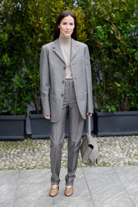 Tod’s - Photocall - Milan Fashion Week - Womenswear Fall Winter 2026 2027 MILAN, ITALY - FEBRUARY 27: Alex Riviere poses before the runway of Tod’s show during the Milan Fashion Week - Womenswear Fall Winter 2026 2027 on February 27, 2026 in Milan, Italy. Photo by Marco Piovanotto Abacapress.com  Copyright: xPiovanottoxMarco ABACAx