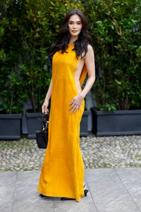 Tod’s - Photocall - Milan Fashion Week - Womenswear Fall Winter 2026 2027 MILAN, ITALY - FEBRUARY 27: Pia Wurtzbach poses before the runway of Tod’s show during the Milan Fashion Week - Womenswear Fall Winter 2026 2027 on February 27, 2026 in Milan, Italy. Photo by Marco Piovanotto Abacapress.com  Copyright: xPiovanottoxMarco ABACAx