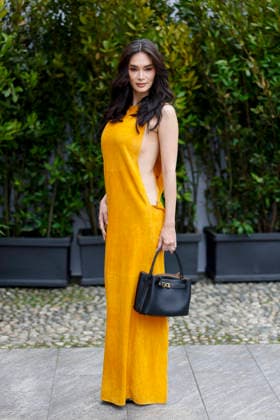 Tod’s - Photocall - Milan Fashion Week - Womenswear Fall Winter 2026 2027 MILAN, ITALY - FEBRUARY 27: Pia Wurtzbach poses before the runway of Tod’s show during the Milan Fashion Week - Womenswear Fall Winter 2026 2027 on February 27, 2026 in Milan, Italy. Photo by Marco Piovanotto Abacapress.com  Copyright: xPiovanottoxMarco ABACAx