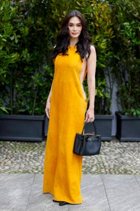Tod’s - Photocall - Milan Fashion Week - Womenswear Fall Winter 2026 2027 MILAN, ITALY - FEBRUARY 27: Pia Wurtzbach poses before the runway of Tod’s show during the Milan Fashion Week - Womenswear Fall Winter 2026 2027 on February 27, 2026 in Milan, Italy. Photo by Marco Piovanotto Abacapress.com  Copyright: xPiovanottoxMarco ABACAx