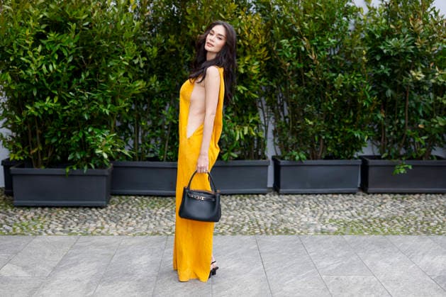 Tod’s - Photocall - Milan Fashion Week - Womenswear Fall Winter 2026 2027 MILAN, ITALY - FEBRUARY 27: Pia Wurtzbach poses before the runway of Tod’s show during the Milan Fashion Week - Womenswear Fall Winter 2026 2027 on February 27, 2026 in Milan, Italy. Photo by Marco Piovanotto Abacapress.com  Copyright: xPiovanottoxMarco ABACAx