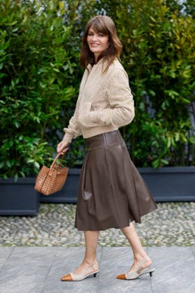Tod’s - Photocall - Milan Fashion Week - Womenswear Fall Winter 2026 2027 MILAN, ITALY - FEBRUARY 27: Helena Christensen poses before the runway of Tod’s show during the Milan Fashion Week - Womenswear Fall Winter 2026 2027 on February 27, 2026 in Milan, Italy. Photo by Marco Piovanotto Abacapress.com  Copyright: xPiovanottoxMarco ABACAx