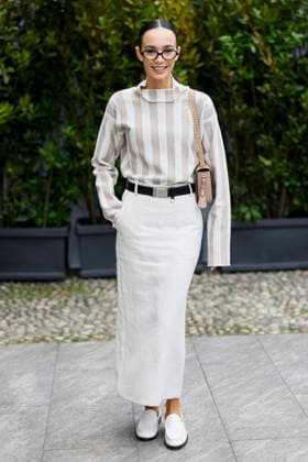 Tod’s - Photocall - Milan Fashion Week - Womenswear Fall Winter 2026 2027 MILAN, ITALY - FEBRUARY 27: Blanca Arimany poses before the runway of Tod’s show during the Milan Fashion Week - Womenswear Fall Winter 2026 2027 on February 27, 2026 in Milan, Italy. Photo by Marco Piovanotto Abacapress.com  Copyright: xPiovanottoxMarco ABACAx