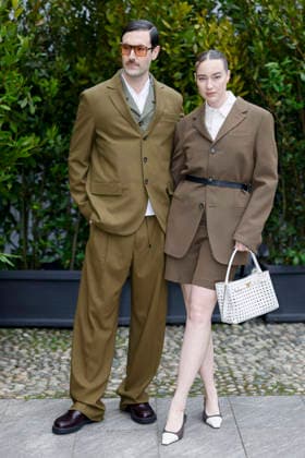 Tod’s - Photocall - Milan Fashion Week - Womenswear Fall Winter 2026 2027 MILAN, ITALY - FEBRUARY 27: Guest poses before the runway of Tod’s show during the Milan Fashion Week - Womenswear Fall Winter 2026 2027 on February 27, 2026 in Milan, Italy. Photo by Marco Piovanotto Abacapress.com  Copyright: xPiovanottoxMarco ABACAx