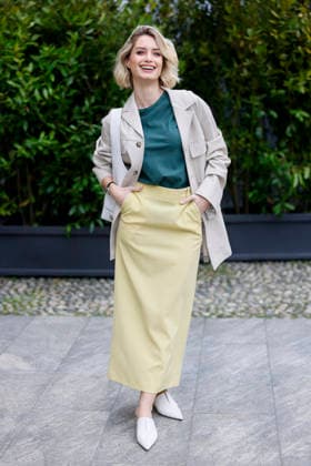 Tod’s - Photocall - Milan Fashion Week - Womenswear Fall Winter 2026 2027 MILAN, ITALY - FEBRUARY 27: Giulia Arena poses before the runway of Tod’s show during the Milan Fashion Week - Womenswear Fall Winter 2026 2027 on February 27, 2026 in Milan, Italy. Photo by Marco Piovanotto Abacapress.com  Copyright: xPiovanottoxMarco ABACAx