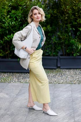 Tod’s - Photocall - Milan Fashion Week - Womenswear Fall Winter 2026 2027 MILAN, ITALY - FEBRUARY 27: Giulia Arena poses before the runway of Tod’s show during the Milan Fashion Week - Womenswear Fall Winter 2026 2027 on February 27, 2026 in Milan, Italy. Photo by Marco Piovanotto Abacapress.com  Copyright: xPiovanottoxMarco ABACAx