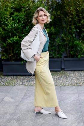 Tod’s - Photocall - Milan Fashion Week - Womenswear Fall Winter 2026 2027 MILAN, ITALY - FEBRUARY 27: Giulia Arena poses before the runway of Tod’s show during the Milan Fashion Week - Womenswear Fall Winter 2026 2027 on February 27, 2026 in Milan, Italy. Photo by Marco Piovanotto Abacapress.com  Copyright: xPiovanottoxMarco ABACAx