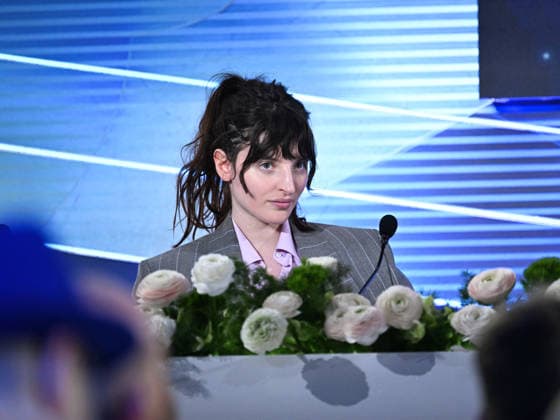 Sanremo, 76th Italian Song Festival. Press conference with Bianca Balti and the winners of Sanremo Giovani. Pictured is Angelica Bove.  Copyright: xMaurizioxD Avanzox xipa-agency.netx xPoolxSanremox02x IPA_Agency_IPA72101100