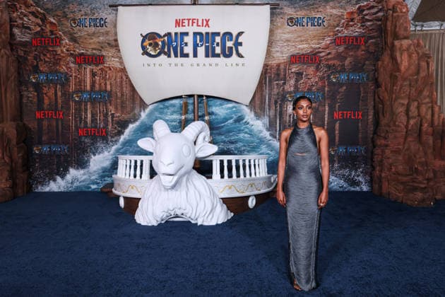 Los Angeles Fan Screening Event Of Netflix s One Piece: Into The Grand Line Season 2 LOS ANGELES, CALIFORNIA, USA - FEBRUARY 26: Charithra Chandran arrives at the Los Angeles Fan Screening Event Of Netflix s One Piece: Into The Grand Line Season 2 held at The United Theater on Broadway at STILE Downtown Los Angeles by Kasa on February 26, 2026 in Los Angeles, California, United States., Credit:Xavier Collin Avalon United States, California, Los Angeles, The United Theater on Broadway at STILE Downtown Los Angeles by Kasa  Copyright: xXavierxCollinx xAvalonx 1078709463