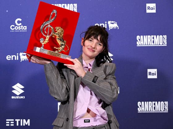 Sanremo, 76th Italian Song Festival. Photocall featuring Angelica Bove, winner of the Critics and Press Room Award.  Copyright: xMaurizioxD Avanzox xipa-agency.netx xPoolxSanremox02x IPA_Agency_IPA72102342
