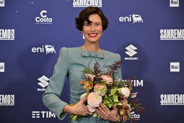 Photo IPP Felice De Martino Sanremo 27 02 2026 76th Italian Song Festival In the photo top model Bianca Balti Italy Photo Press World Copyright