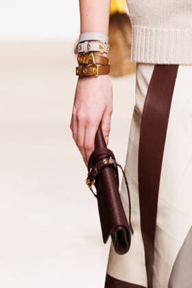 News - Tod s - Runway - Milan Fashion Week - Womenswear Fall Winter 2026 2027 A model (bracelets detail) walks the runway at the Tod s fashion show during the Milan Fashion Week - Womenswear Fall Winter 2026 2027 on February 27, 2026 in Milan, Italy. Photo: Cinzia Camela. Milan PAC Italy Copyright: xCinziaxCamelax xLiveMediax LPN_2317642