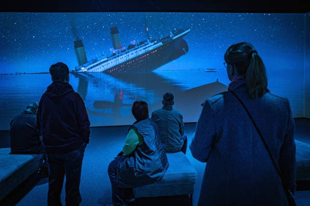 Entertainment Themen der Woche Potsdam, Landeshauptstadt Brandenburg: Filmpark Babelsberg; TITANIC - Die Ausstellung; Metropolishalle - 27.02.2026 *für die redaktionelle Berichterstattung Potsdam *** Potsdam, State Capital of Brandenburg Filmpark Babelsberg TITANIC The Metropolis Hall Exhibition 27 02 2026 for editorial reporting Potsdam